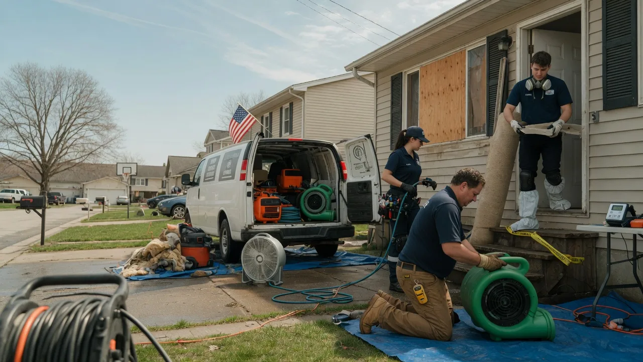 Water Damage Restoration in Delhi, LA near me